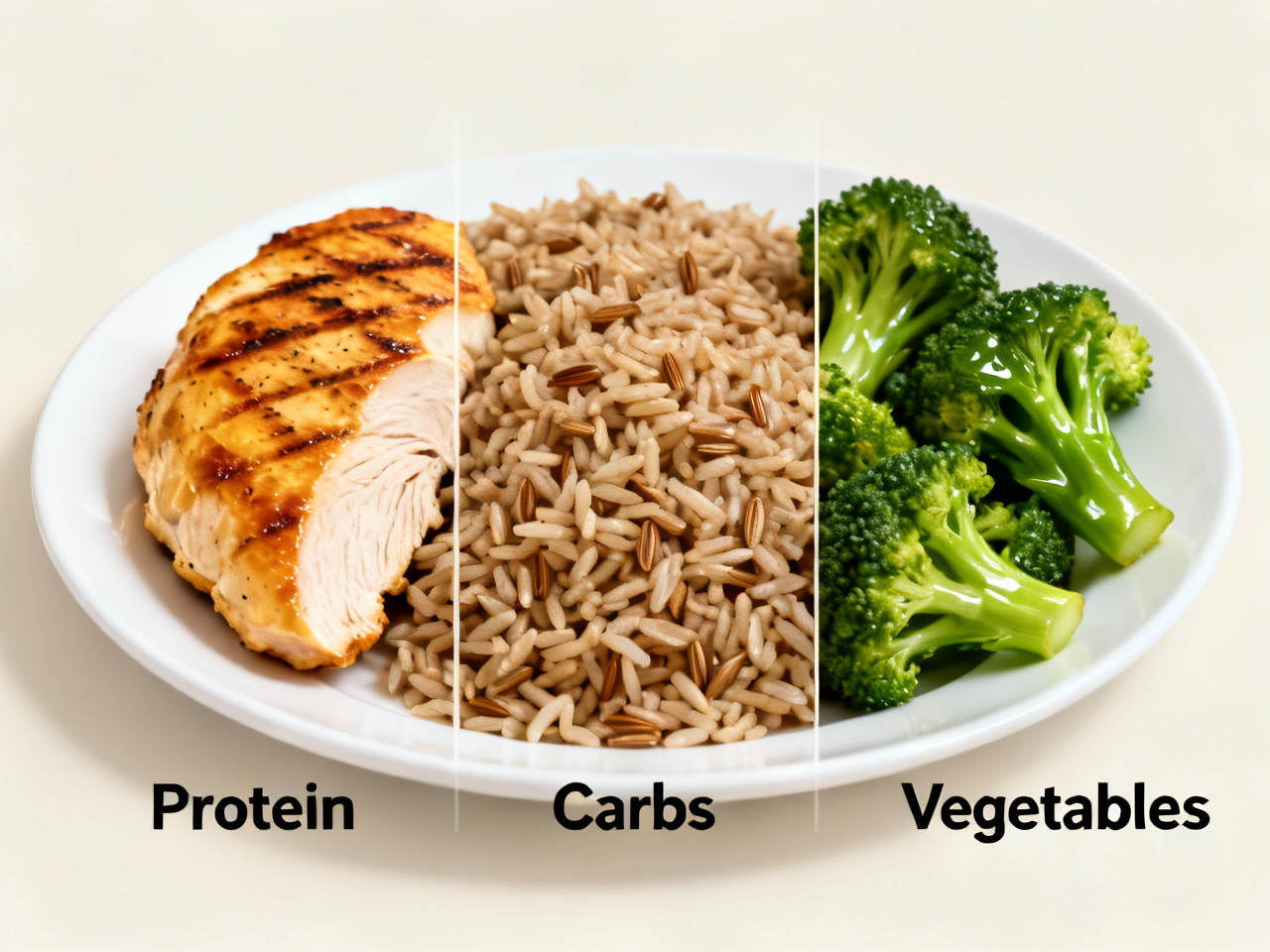 Organicback macronutrient balance plate guide